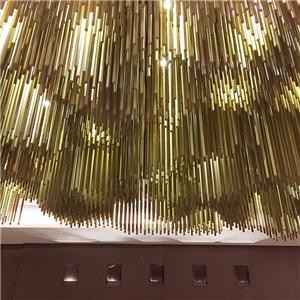 Custom Large Hotel Restaurant Pendant Lights Glass Chandelier