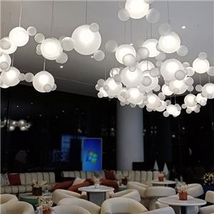 Led Mickey Ball Kid Bedroom Decoration Glass Chandelier