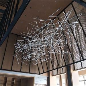 Customized Large Creative Glass Tube Modeling Lighting