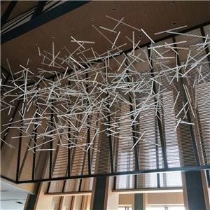 Customized Large Creative Glass Tube Modeling Lighting