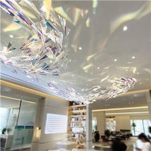 Custom Acrylic Plane Decoration Installation Art