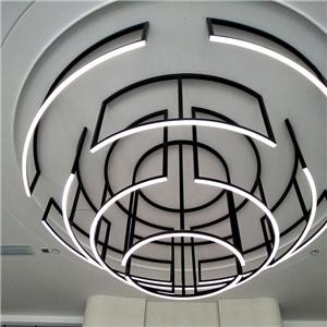 Custom Hotel Minimalist Stainless Steel Round Chandelier