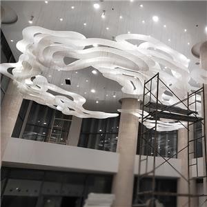 Special-shaped Large Chandelier In Hotel Lobby