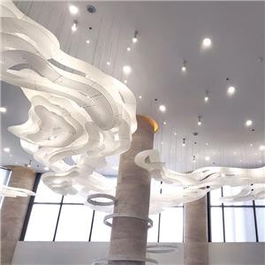 Special-shaped Large Chandelier In Hotel Lobby