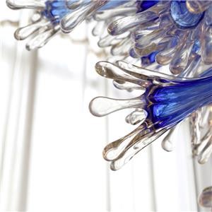 Customized Blown Special-shaped Glass Villa Chandelier