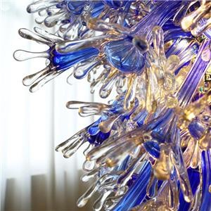 Customized Blown Special-shaped Glass Villa Chandelier