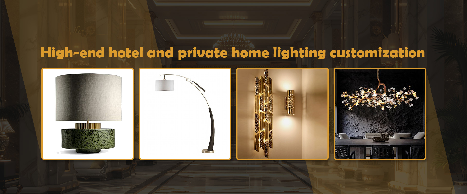 High-end hotel and private home lighting customization