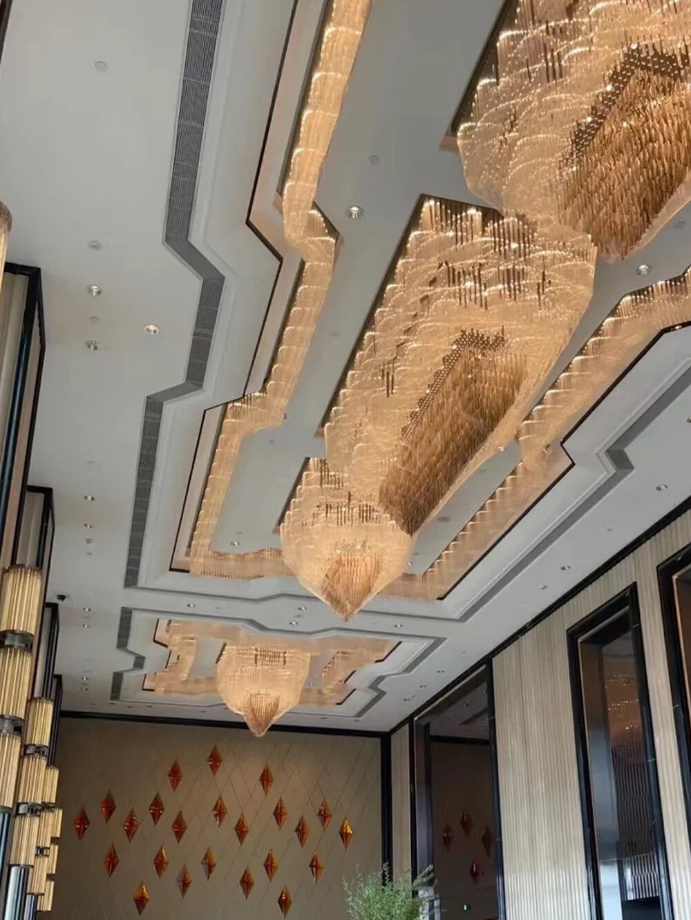 high ceiling chandelier