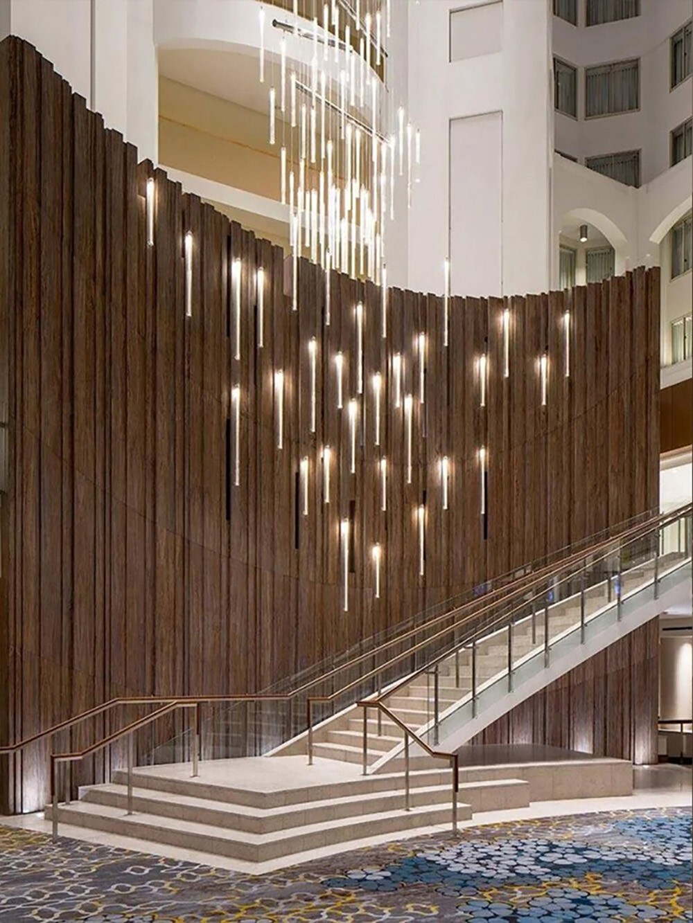 light hotel chandelier