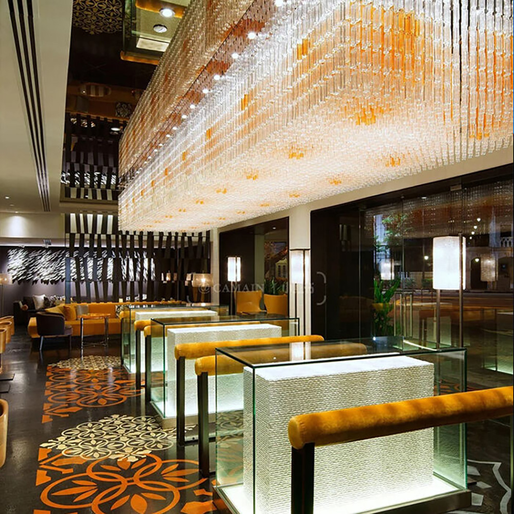 Luxury Hotel Crystal Kitchen Chandelier Lighting Dining Room