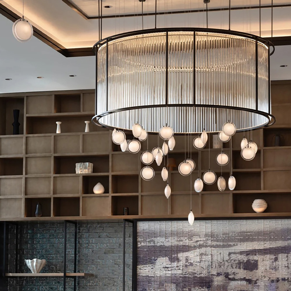 Giant Round Luxury Hall Classic Dining Chandelier Modern Luxury Large Home