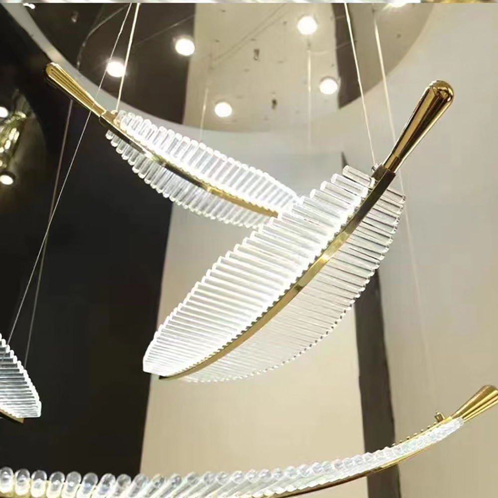 Feather Modern Pendant Chandelier Lighting Modern Luxury with Best Quality