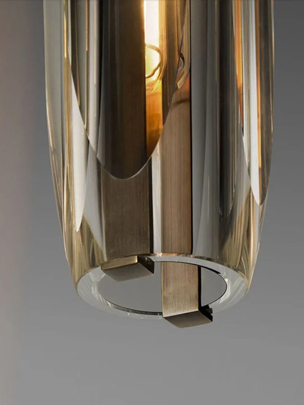 modern glass chandelier