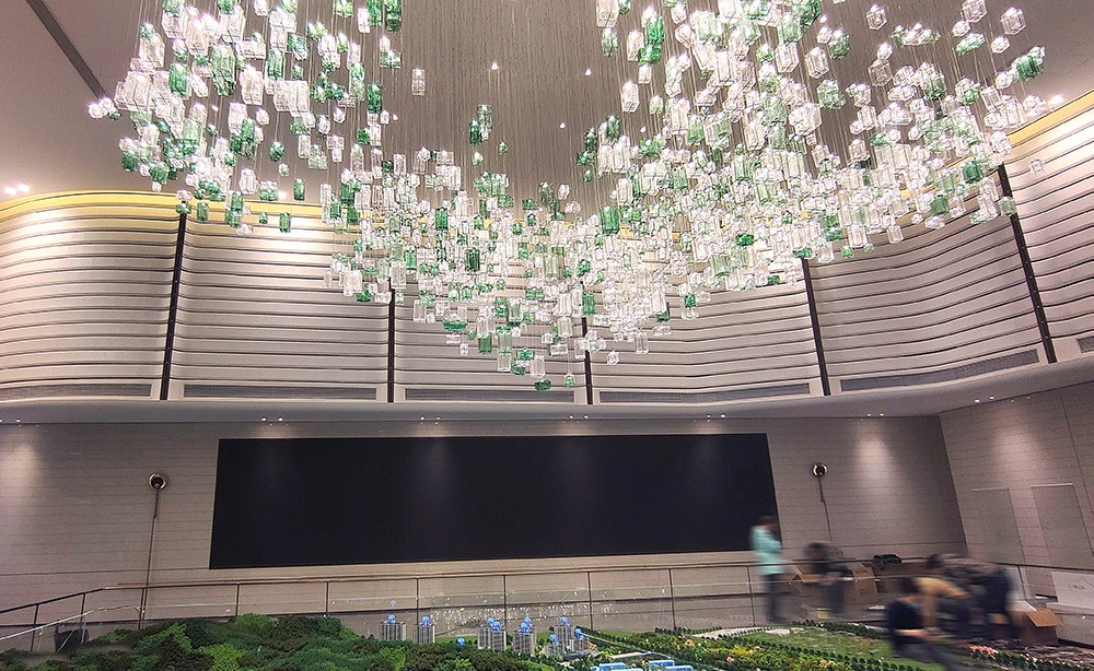 chandelier modern luxury for hotel