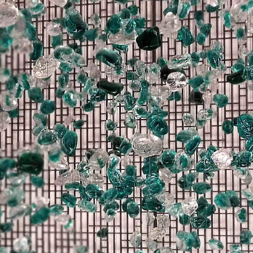 Colored Murano Glass Hanging Drop Luxury Entrance Ceiling Chandelier for Home