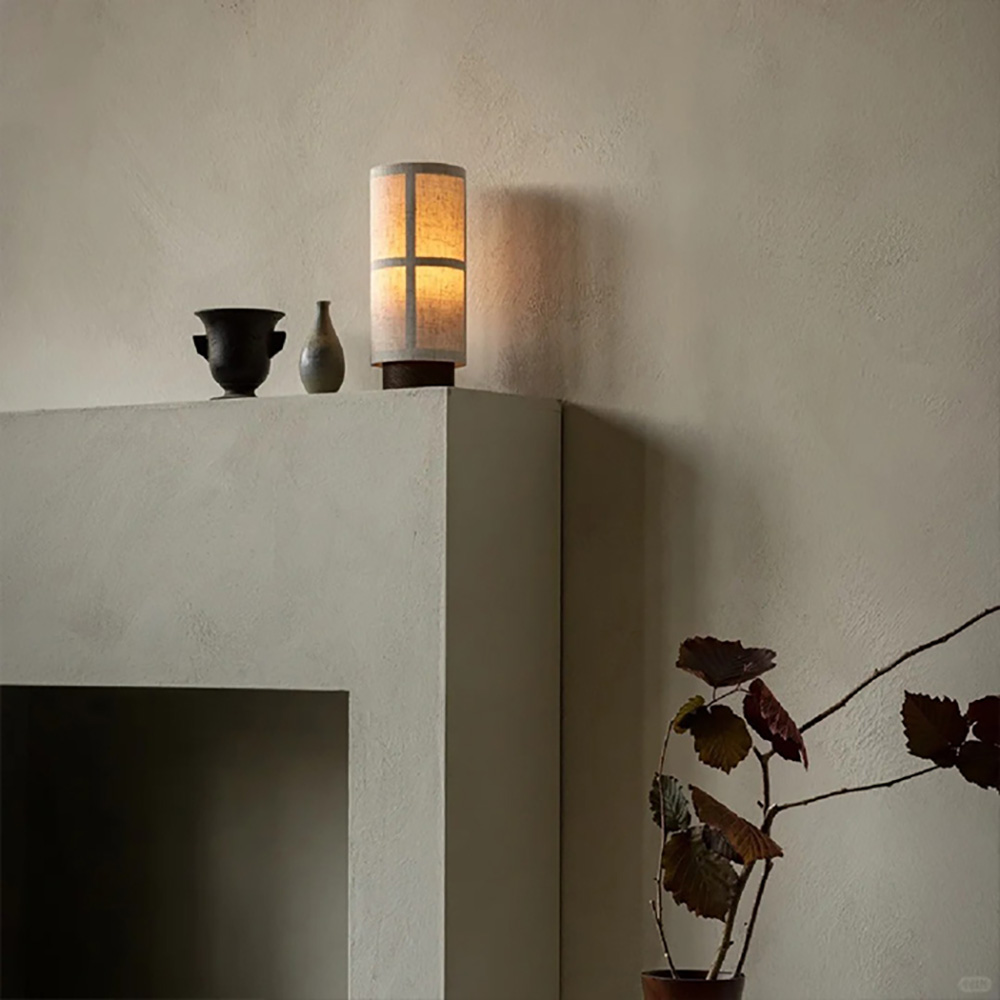 Simple fabric home atmosphere lamp living room bedroom bedside table lamp