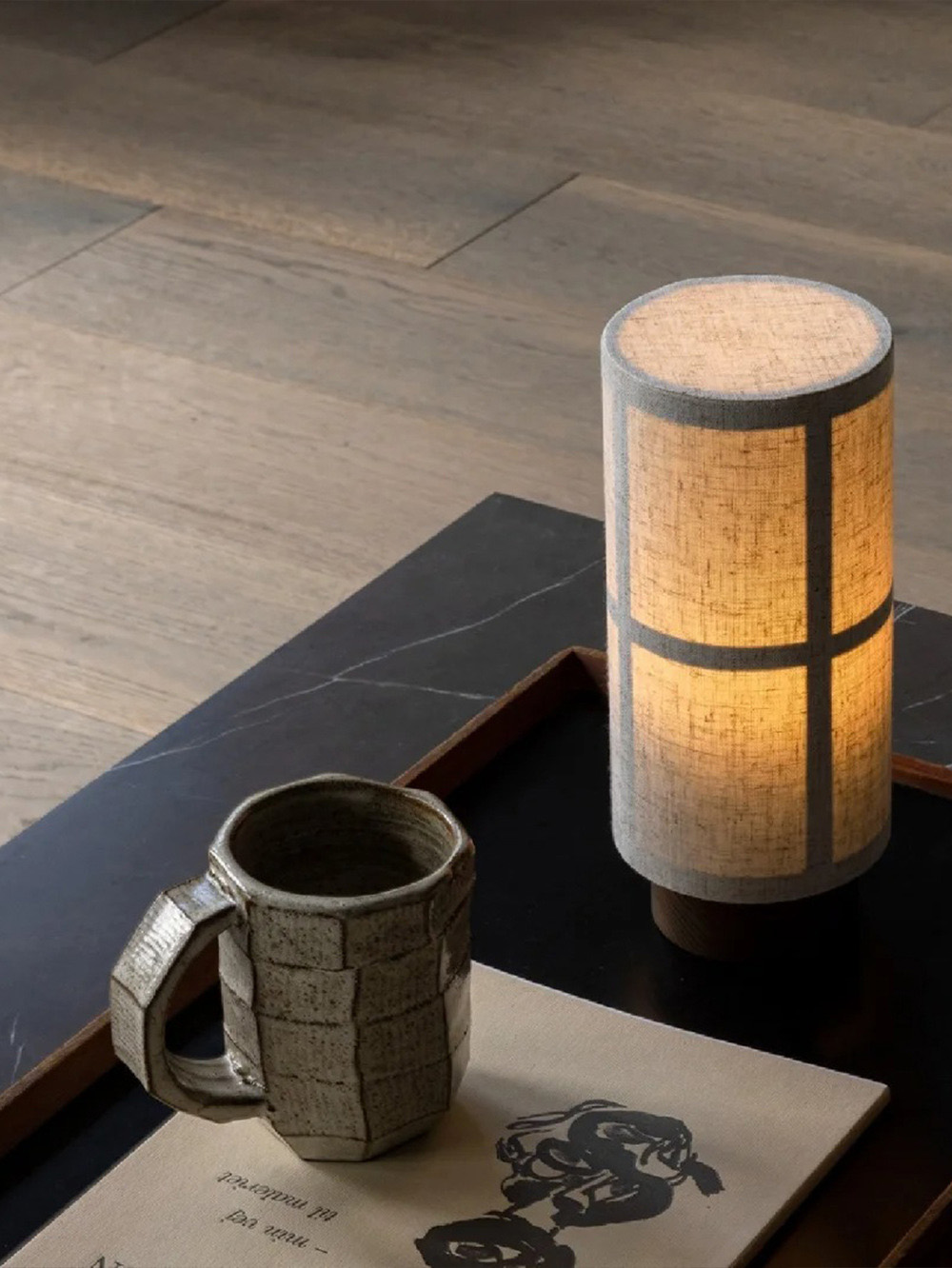 fabric table lighting