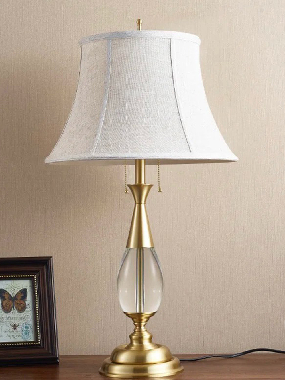 luxury crystal table lamp