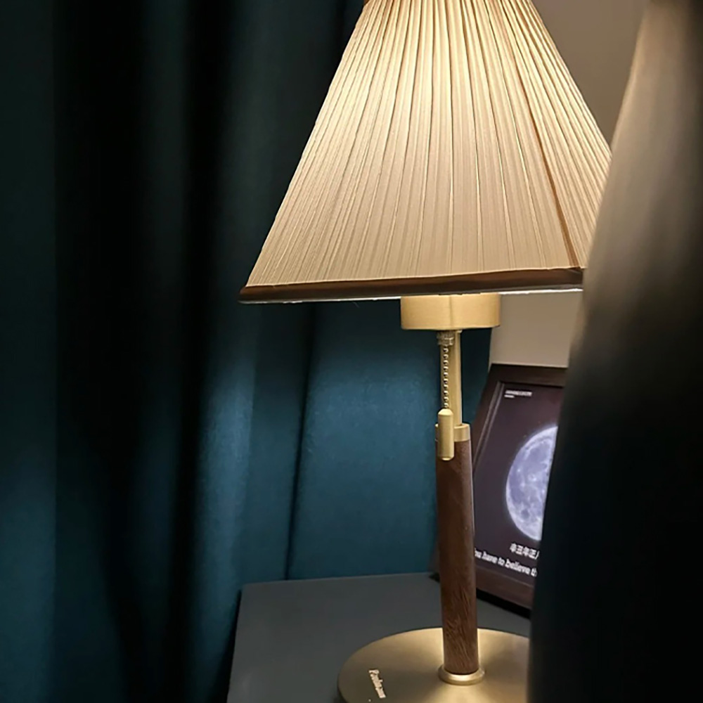 Nordic pleated decorative home table lamp bedroom living room study table lamp