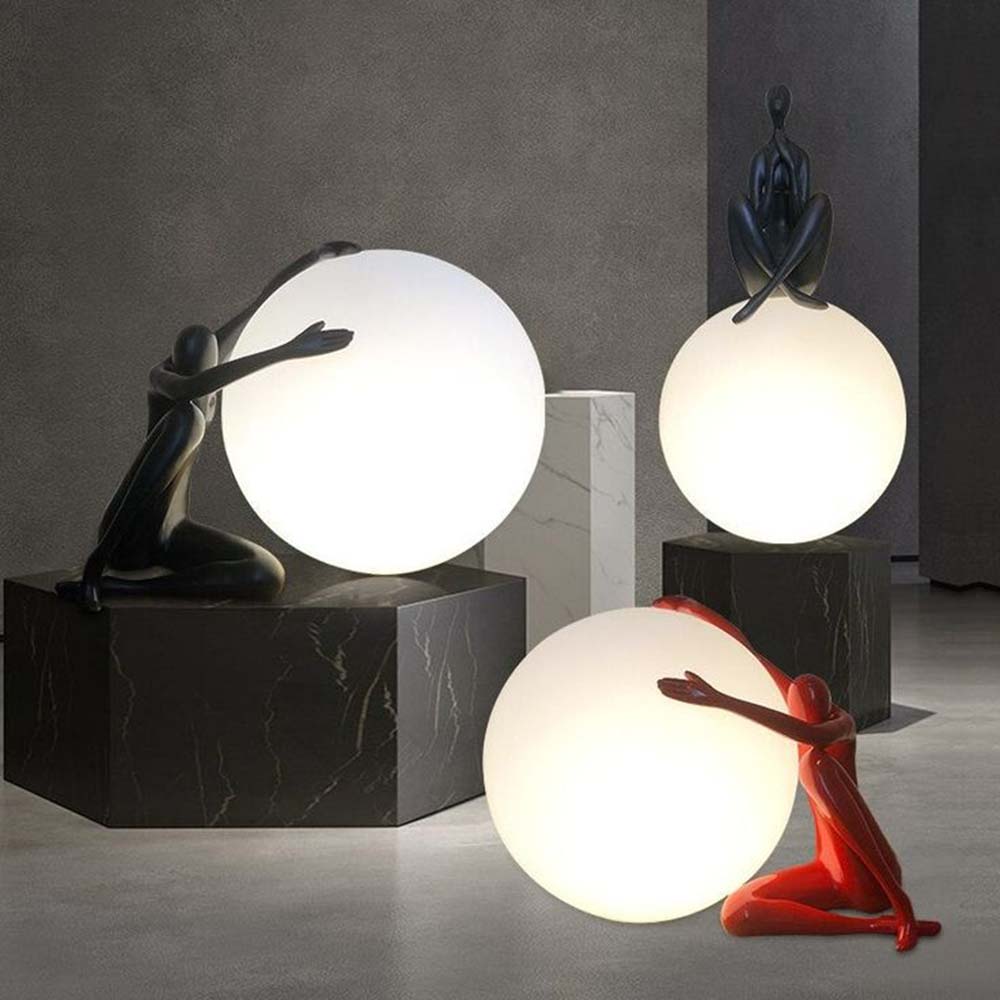 Customized Nordic simple luxury glass pearl decorative table lamp