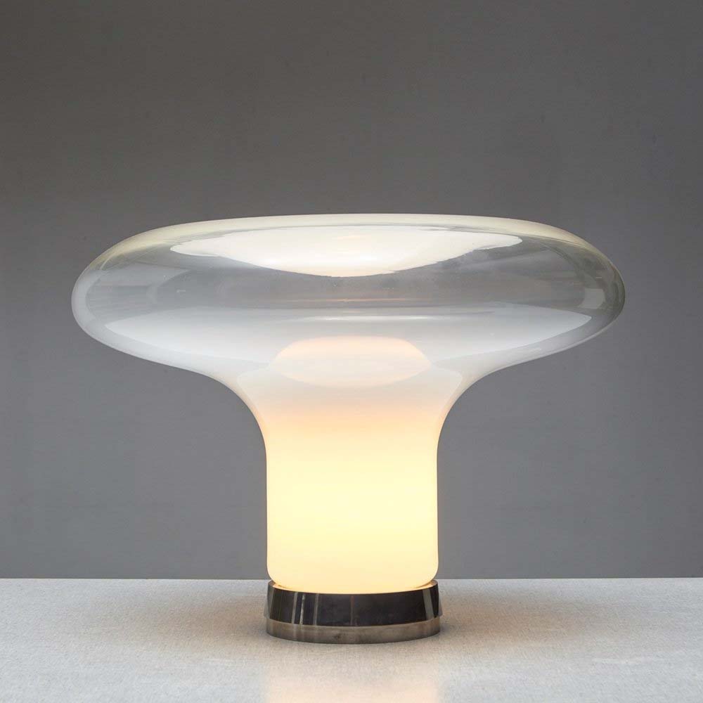 Modern simple creative designer glass decorative table lamp
