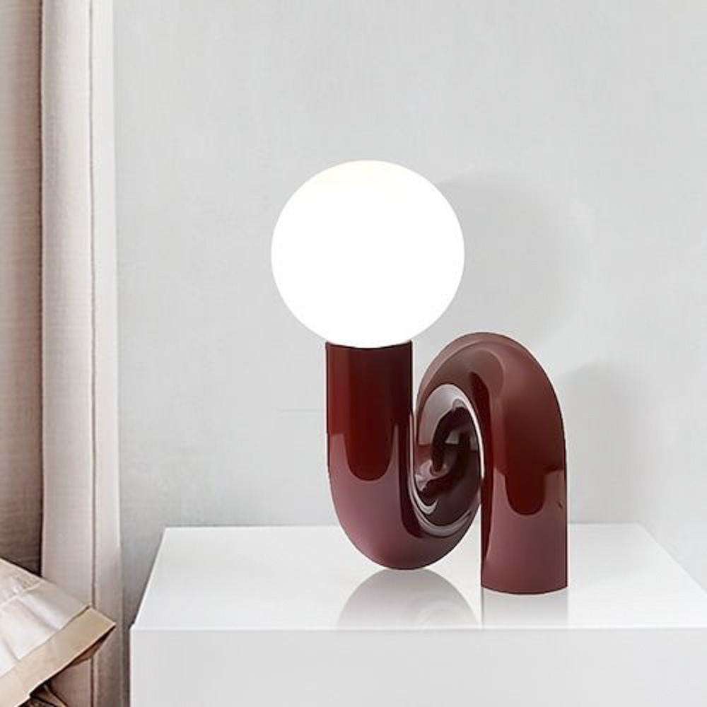 Creative design spherical tubular table lamp living room bedroom decoration table lamp