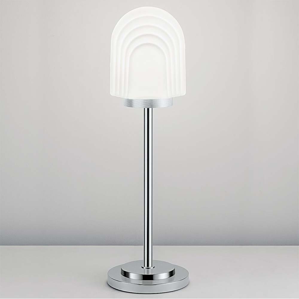 Light luxury simple living room bedroom ornaments glass decorative table lamp