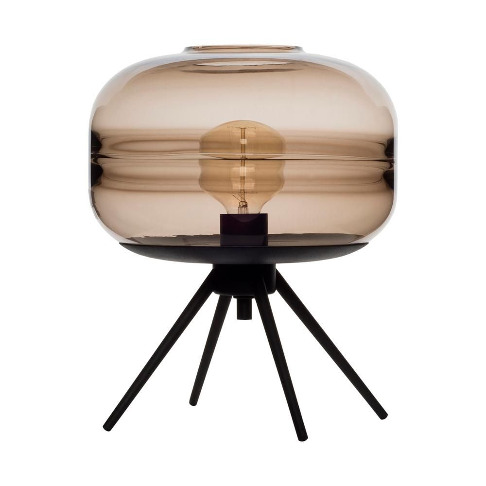 Factory wholesale LED simple design art glass decorative table lamp
