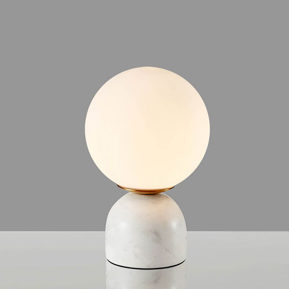 LED Simple glass ball home bedroom bedside decoration table lamp