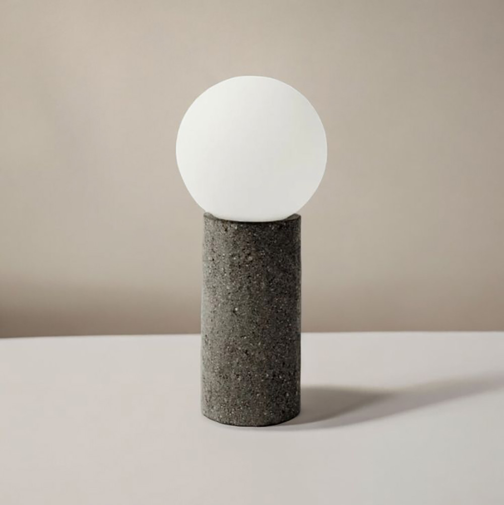 LED Simple glass ball home bedroom bedside decoration table lamp