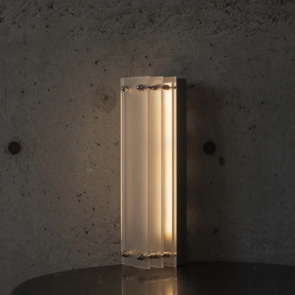Creative design acrylic storage lamp multifunctional decoration bedroom table lamp