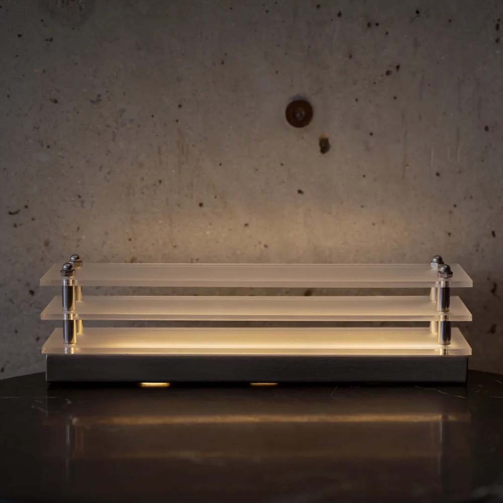 Creative design acrylic storage lamp multifunctional decoration bedroom table lamp