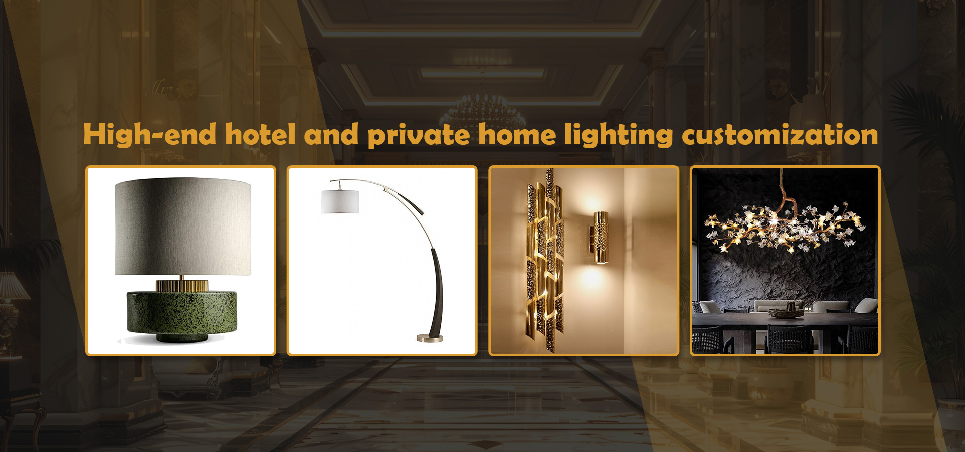 High-end hotel and private home lighting customization