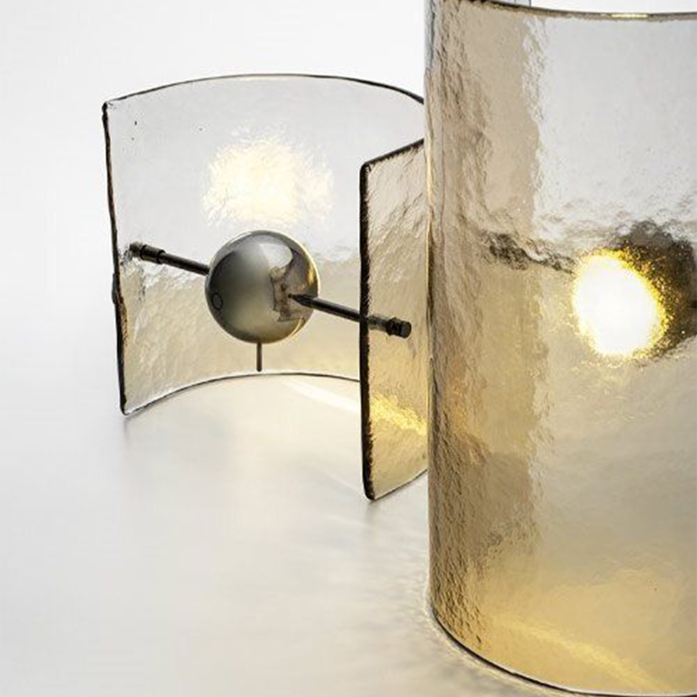 Minimalist style acrylic design desk lamp art installation ornament desk lamp