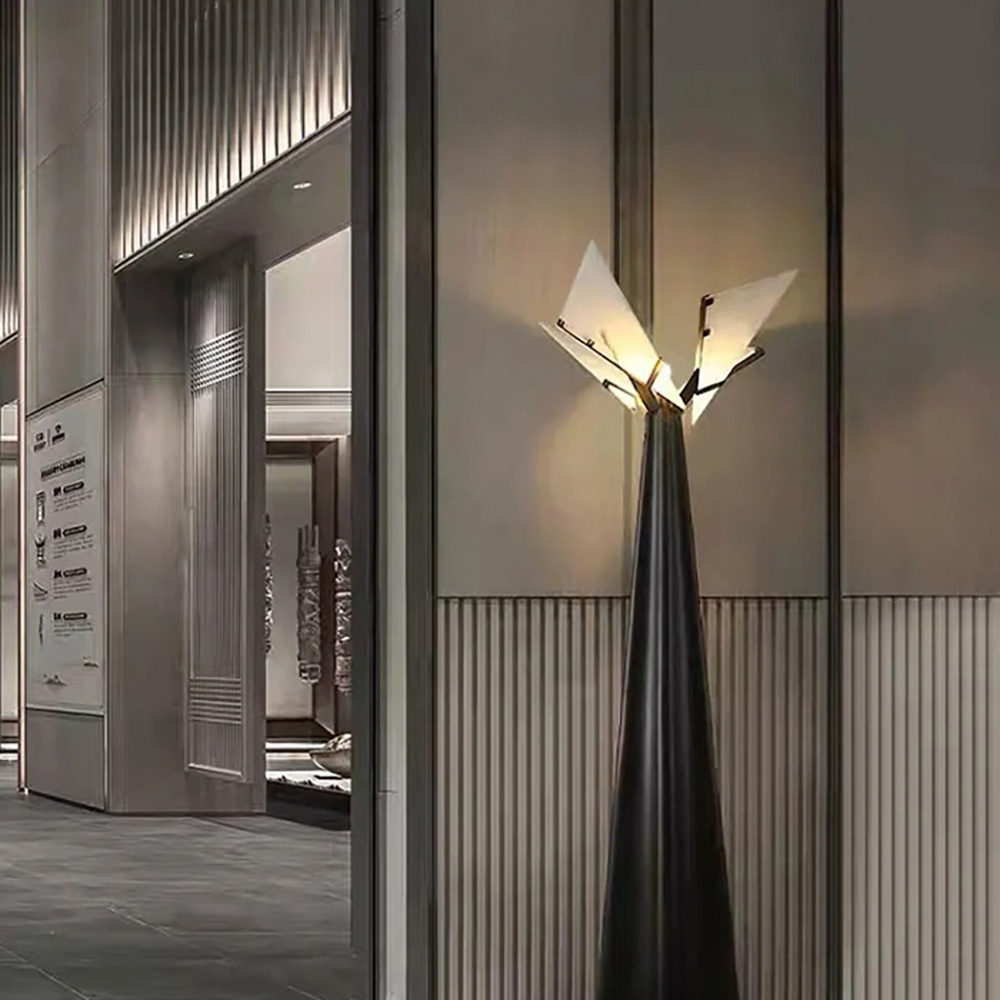Unique design factory customized home simple villa corridor decoration floor lamp