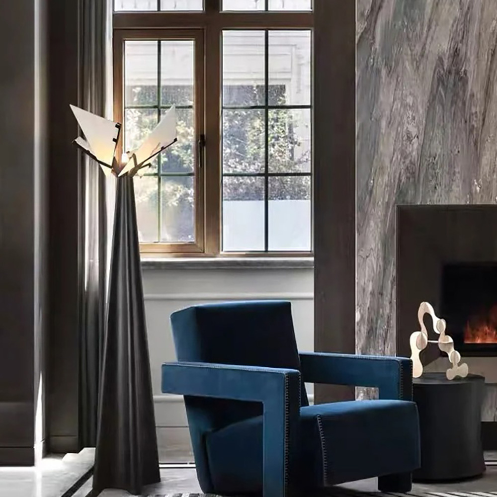 Unique design factory customized home simple villa corridor decoration floor lamp