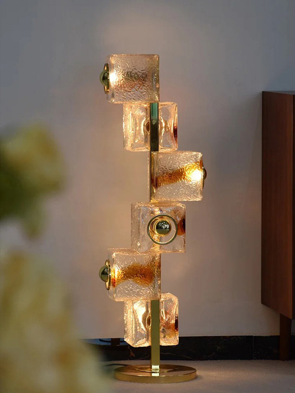 floor lamp gold black