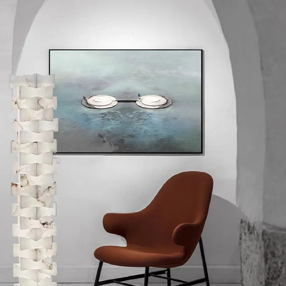 luxury marble design floor lamp for villae bedroom living room floor lamp
