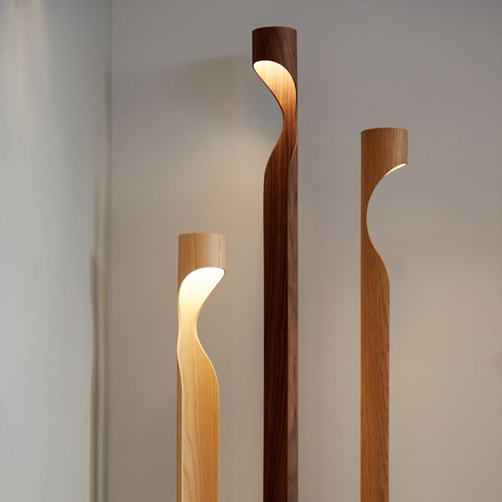 wooden high-end floor lamp living room sofa corner atmosphere floor lamp