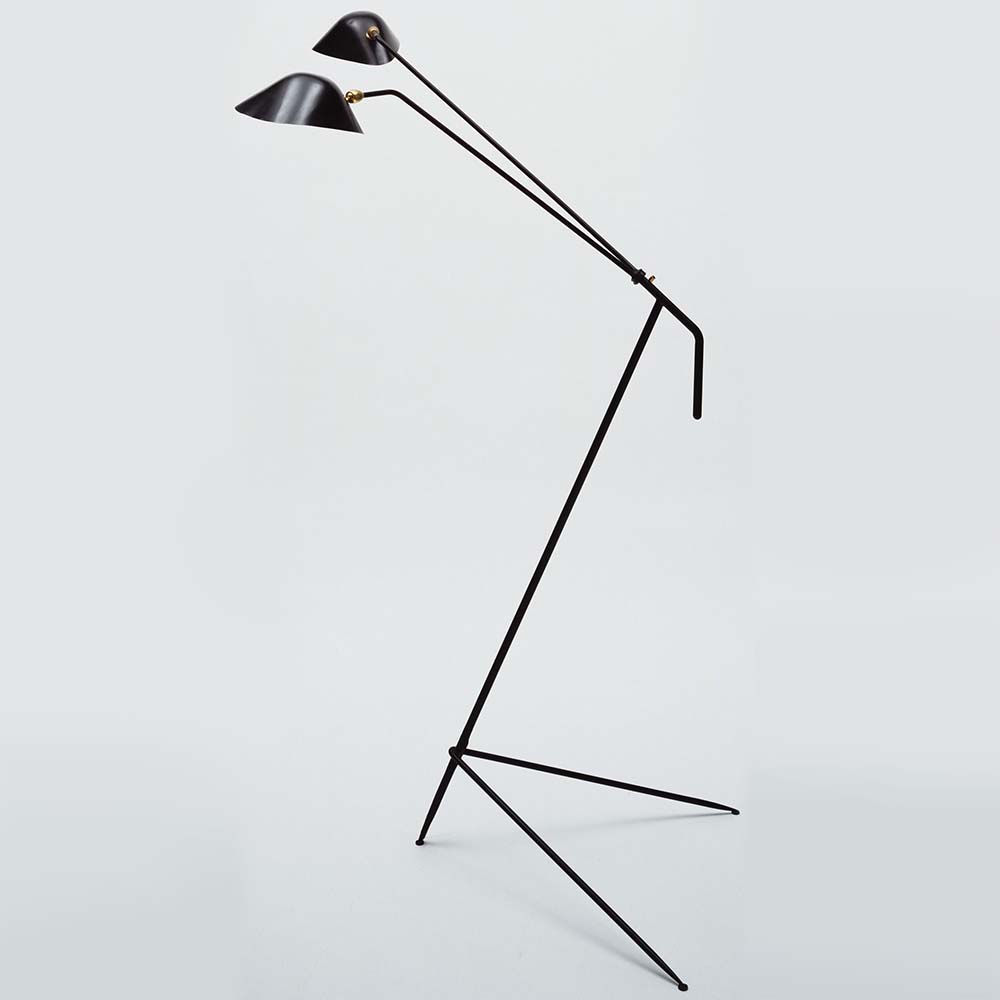 Creative minimalist designer iron line floor lamp living room decoration floor lamp