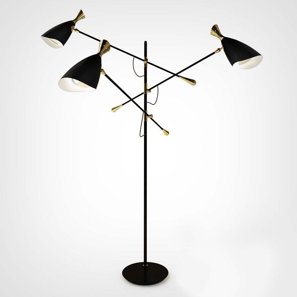 Creative minimalist designer iron line floor lamp living room decoration floor lamp