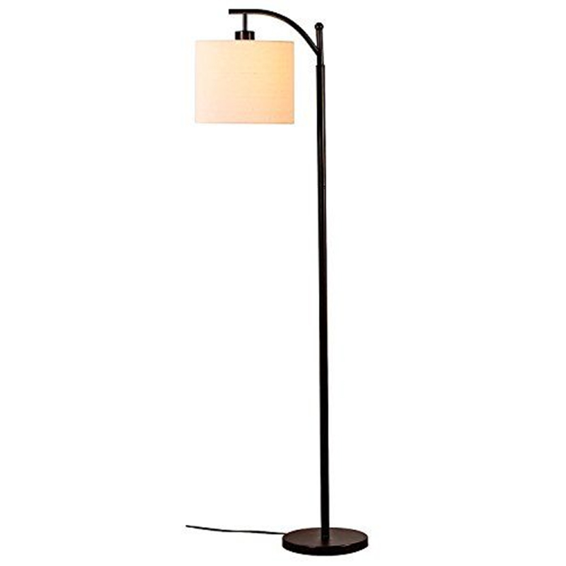 Linen fabric floor lamp retro atmosphere study living room floor lamp