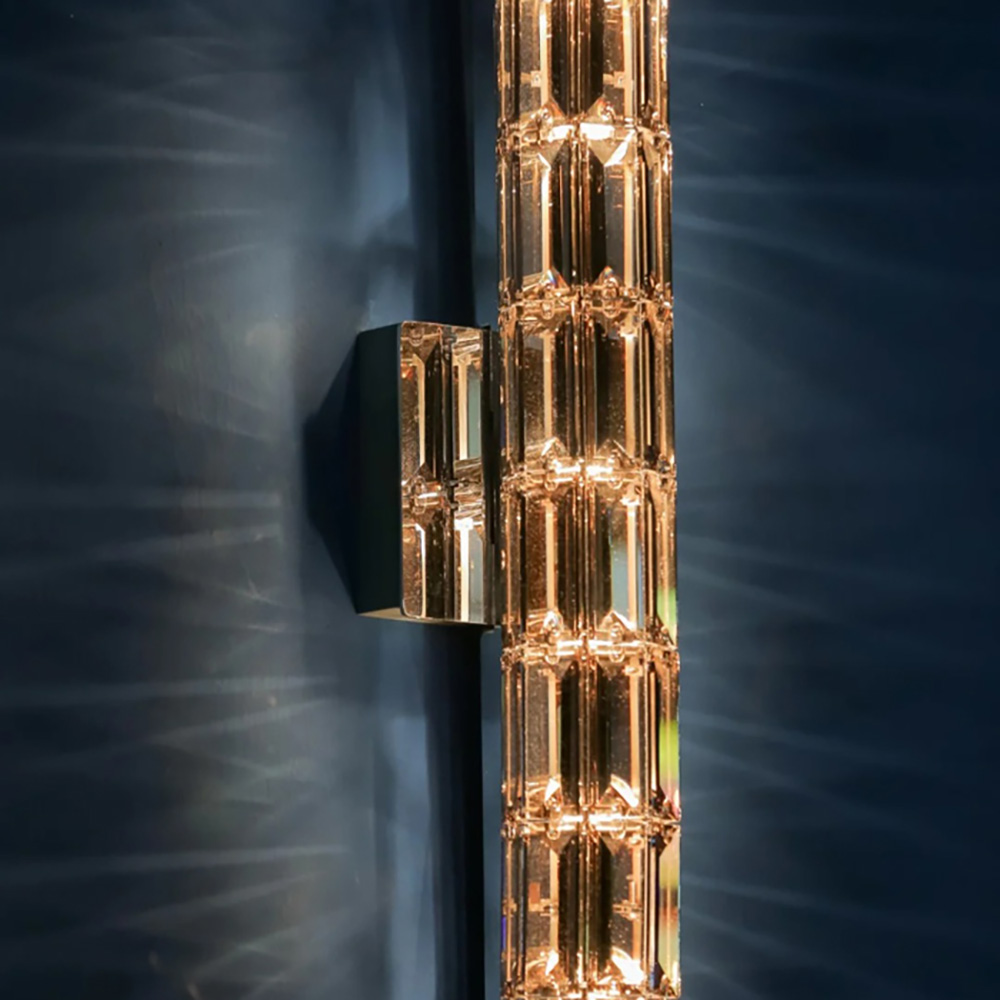 Supply Light luxury crystal wall lamp villa luxury outdoor decorative ...