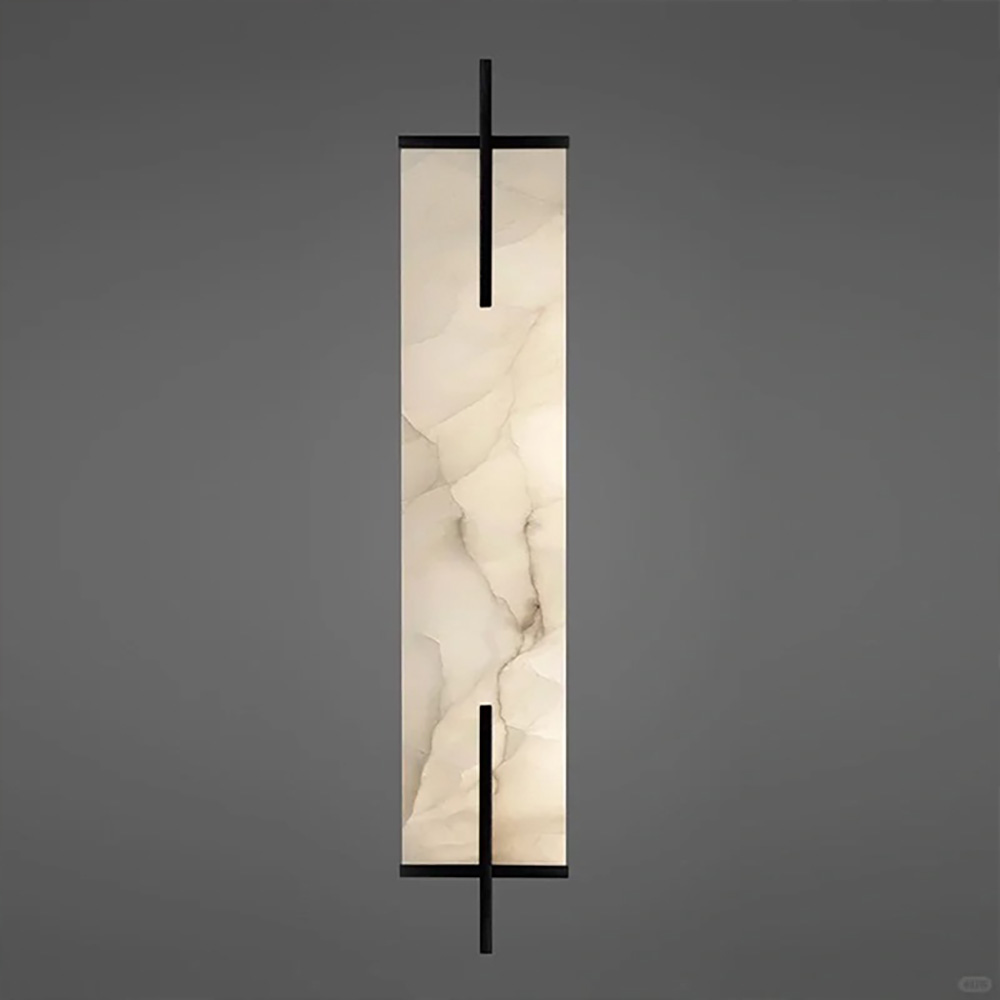 Chinese style marble wall lamp background wall bedroom corridor decorative wall lamp