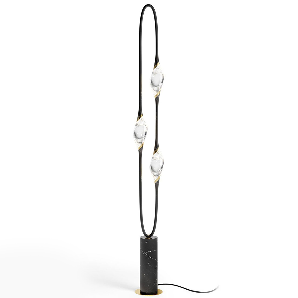 Light luxury floor lamp metal marble living room home floor lamp