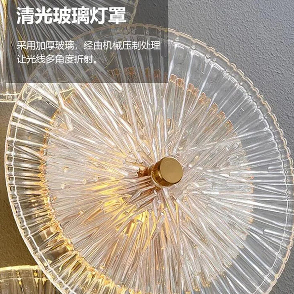 Designer round lotus leaf design wall lamp restaurant decoration wall lamp