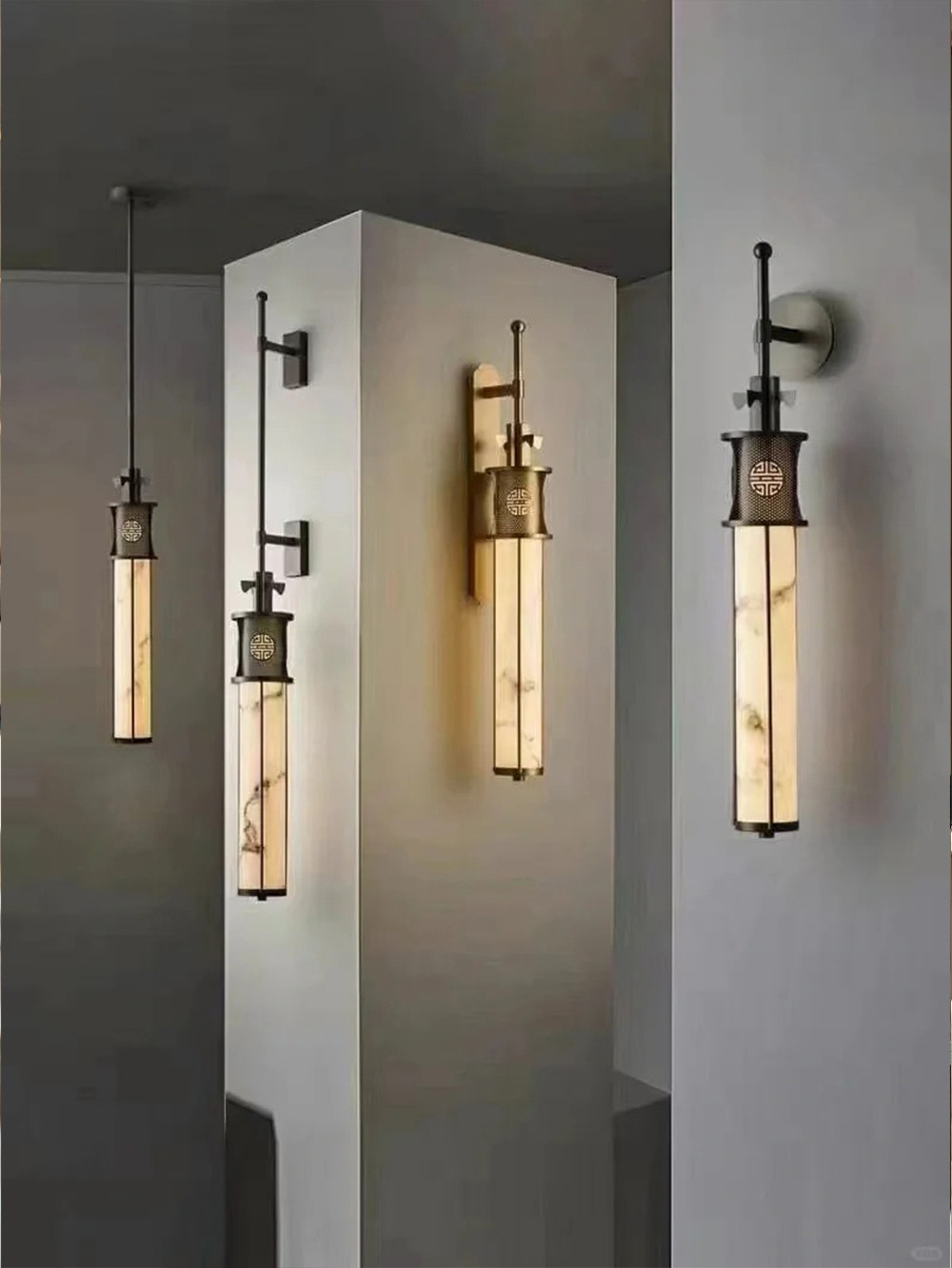 acrylic wall light