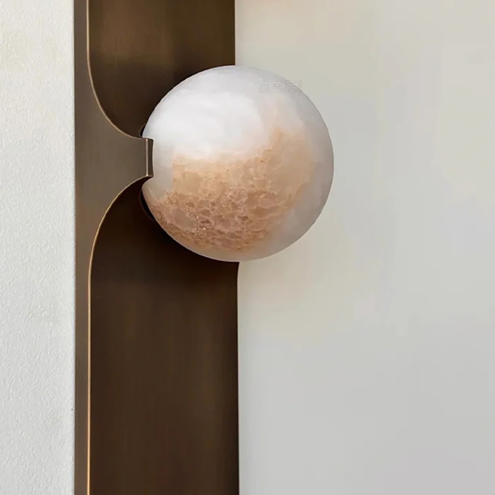 Minimalist design marble wall lamp outdoor indoor bedroom decorative wall lamp Minimalist design marble wall lamp outdoor indoor bedroom decorative wall lamp