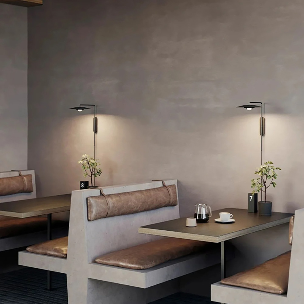 Creative single head wall lamp hotel villa wall lamp