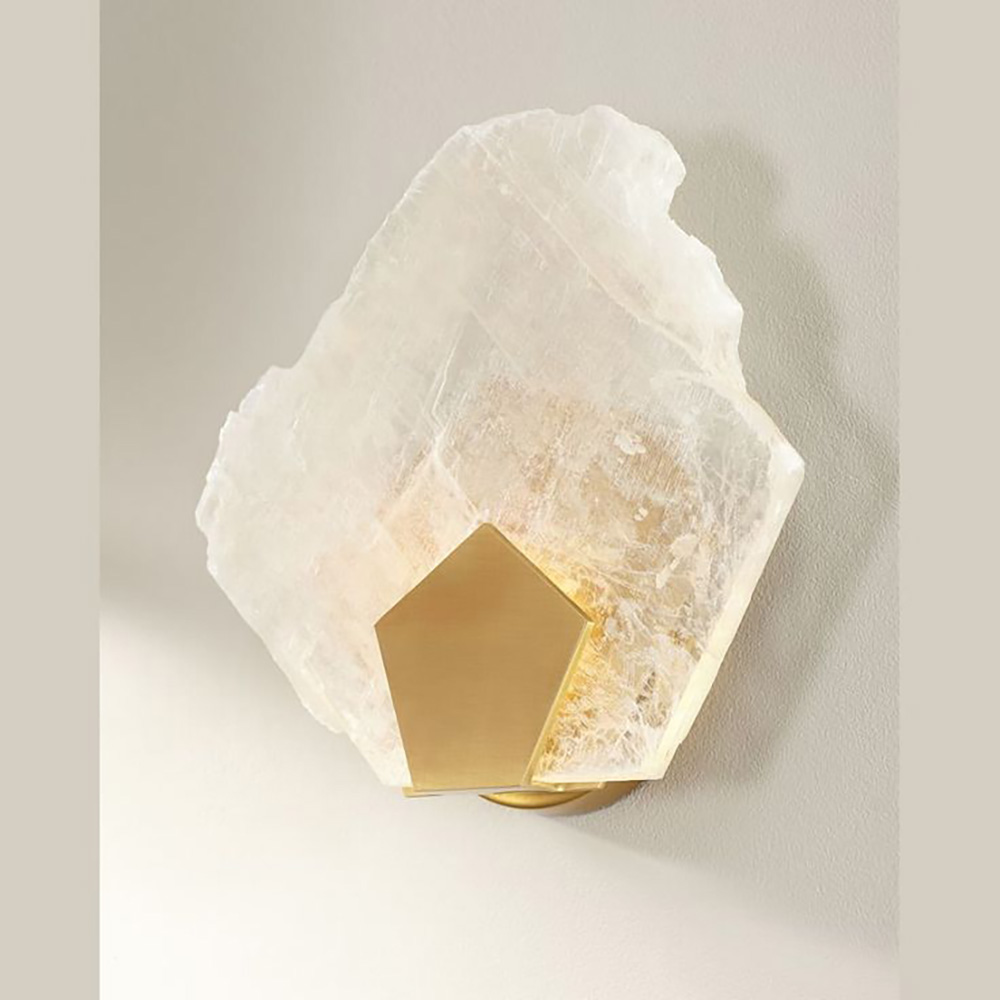 Light luxury simple crystal wall lamp living room background wall lamp